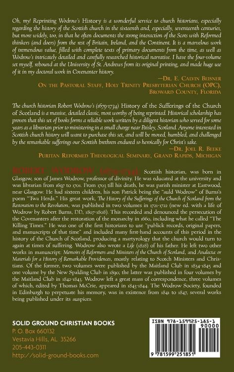 Produktbild: The History of the Sufferings of the Church of Scotland: Volume 4
