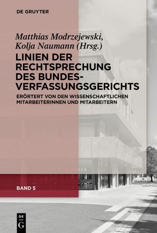 Produktbild: Linien der Rechtsprechung des Bundesverfassungsgerichts