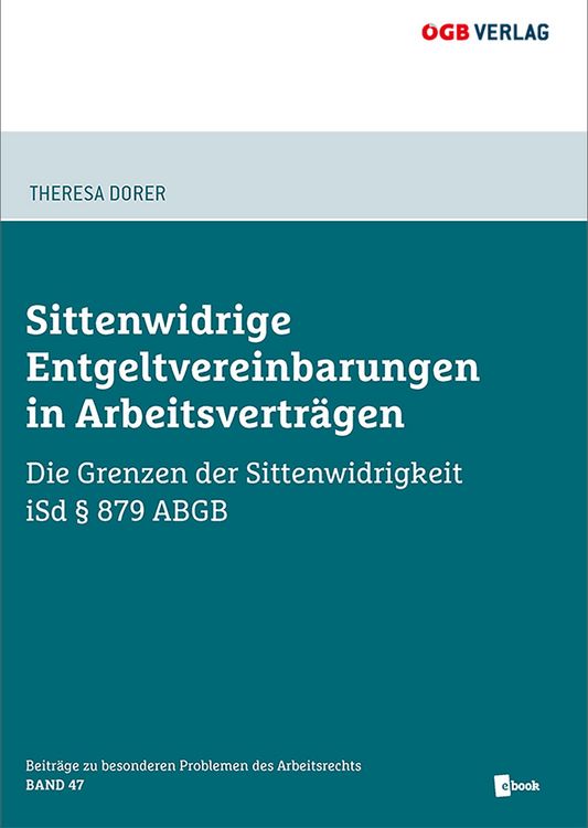 Produktbild: Sittenwidrige Entgeltvereinbarungen in Arbeitsvertr&auml;gen