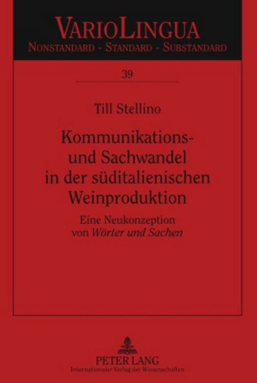 Produktbild: Kommunikations- und Sachwandel in der s&uuml;ditalienischen Weinproduktion