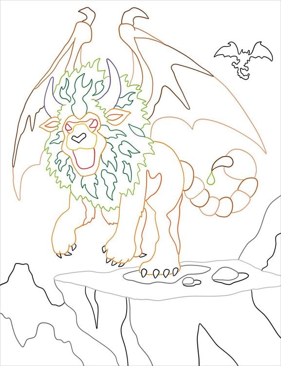 Produktbild: Zauberbilder &ndash; Monster und Drachen