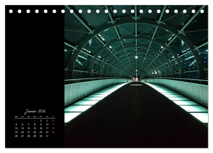 Produktbild: Bremerhaven Nights (Tischkalender 2026 DIN A5 quer), CALVENDO Monatskalender