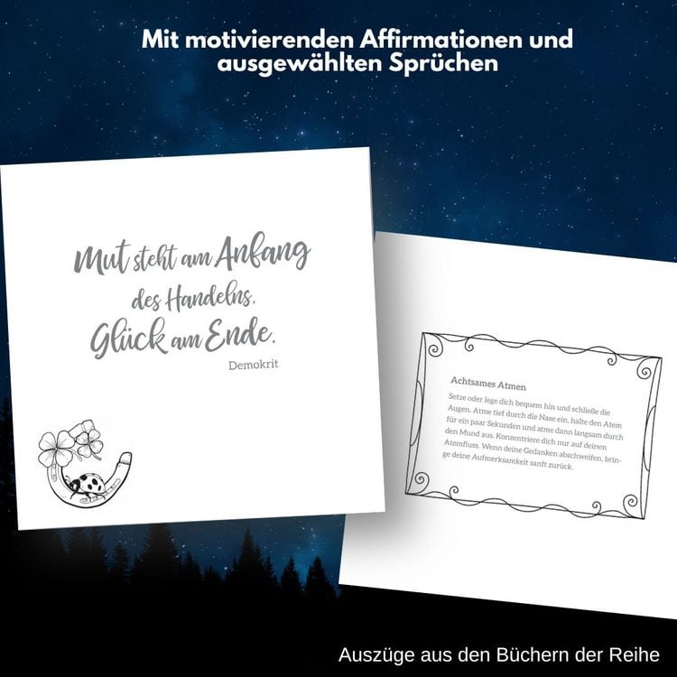 Produktbild: Ich w&uuml;nsche dir ... leuchtende Sterne in dunkler Nacht