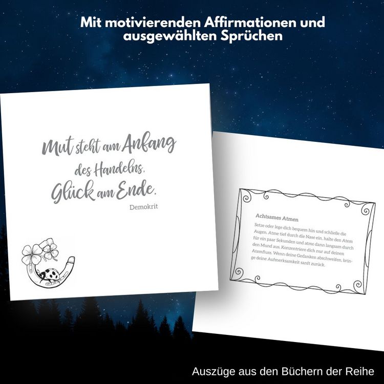 Produktbild: Ich w&uuml;nsche dir ... leuchtende Sterne in dunkler Nacht