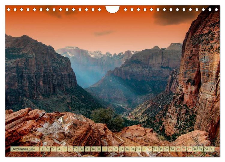 Produktbild: Nationalparks der USA - atemberaubend sch&ouml;n (Wandkalender 2026 DIN A4 quer), CALVENDO Monatskalender