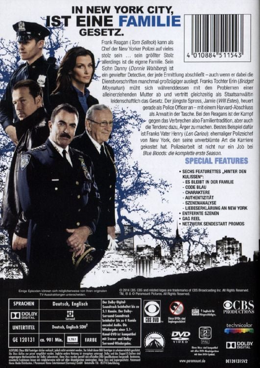 Produktbild: Blue Bloods - Staffel 1 [6 DVDs]