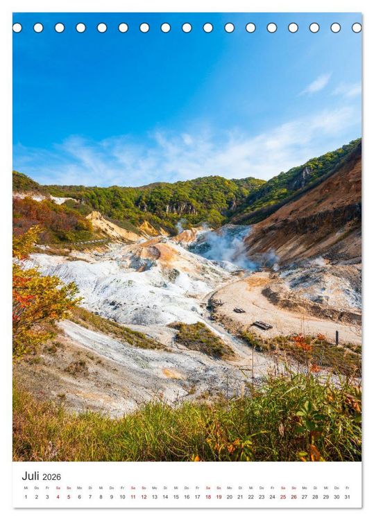 Produktbild: Japan - Die spannende Insel im Pazifik. (Tischkalender 2026 DIN A5 hoch), CALVENDO Monatskalender