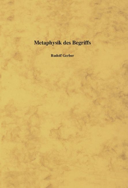 Produktbild: Metaphysik des Begriffs