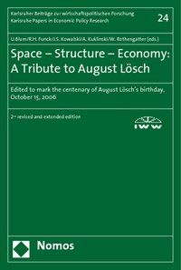 Produktbild: Space - Structure - Economy: A Tribute to August L&ouml;sch