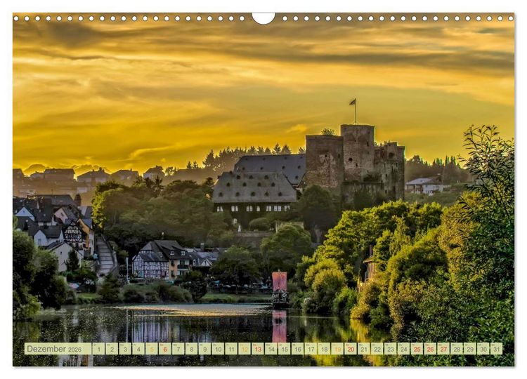 Produktbild: Bezauberndes Lahntal (Wandkalender 2026 DIN A3 quer), CALVENDO Monatskalender