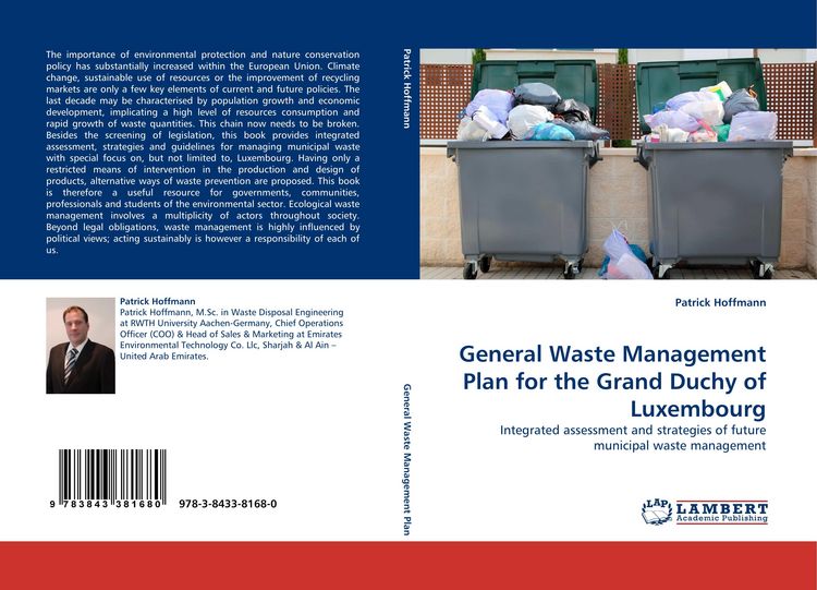 Produktbild: General Waste Management Plan for the Grand Duchy of Luxembourg