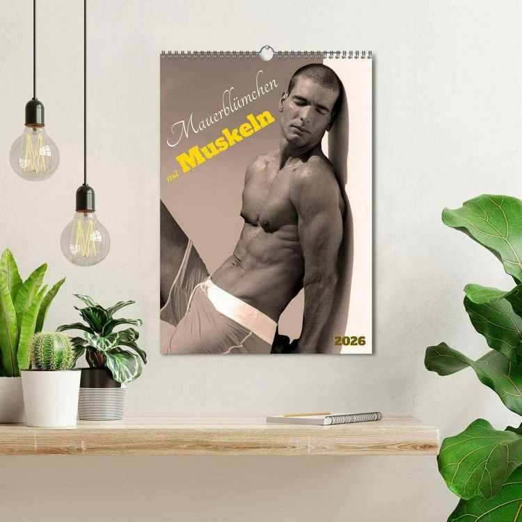 Produktbild: Mauerbl&uuml;mchen mit Muskeln (Wandkalender 2026 DIN A3 hoch), CALVENDO Monatskalender