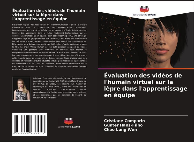 Produktbild: &Eacute;valuation des vid&eacute;os de l'humain virtuel sur la l&egrave;pre dans l'apprentissage en &eacute;quipe