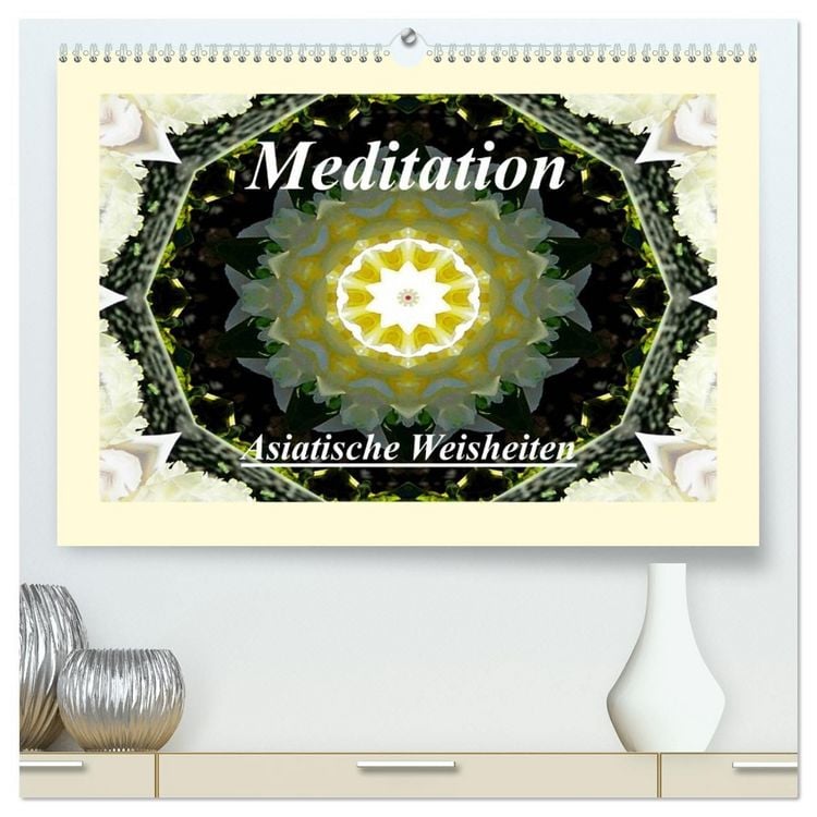 Produktbild: Meditation - Asiatische Weisheiten (hochwertiger Premium Wandkalender 2027 DIN A2 quer), Kunstdruck in Hochglanz