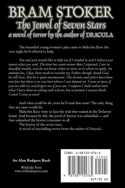 Produktbild: The Jewel of Seven Stars by Bram Stoker, Fiction, Horror