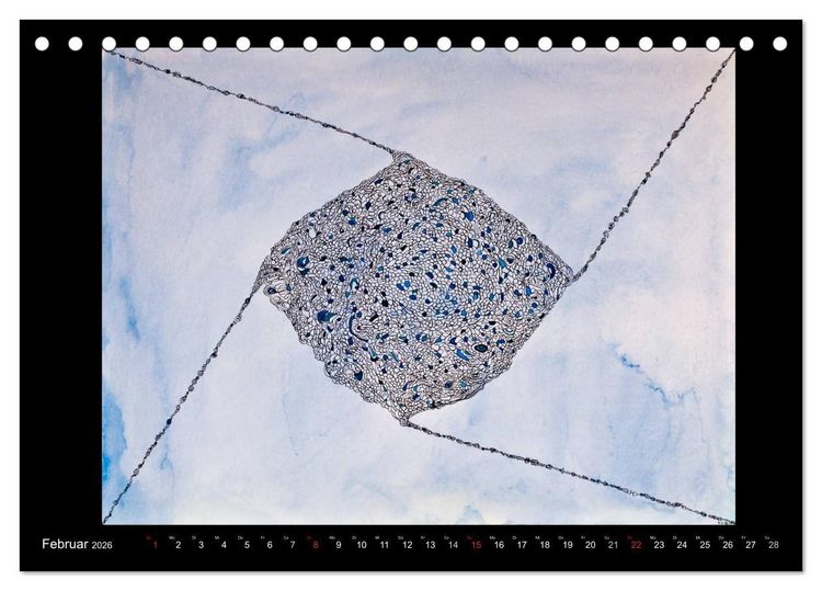 Produktbild: Feinste Aquarelle (Tischkalender 2026 DIN A5 quer), CALVENDO Monatskalender