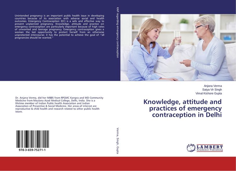 Produktbild: Knowledge, attitude and practices of emergency contraception in Delhi