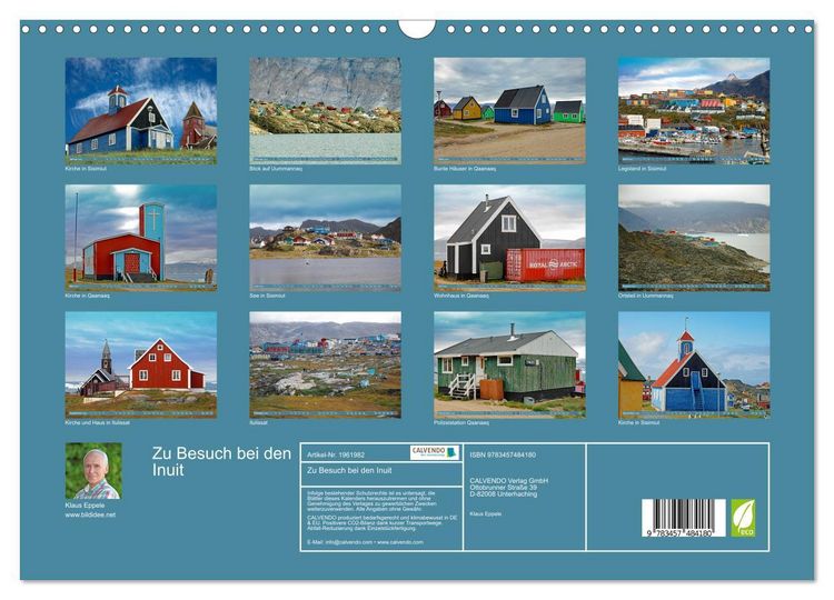 Produktbild: Zu Besuch bei den Inuit (Wandkalender 2026 DIN A3 quer), CALVENDO Monatskalender