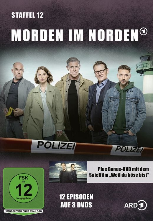 Produktbild: Morden im Norden - Staffel 12 / Inkl. Spielfilm "Weil du b&ouml;se bist" [4 DVDs]