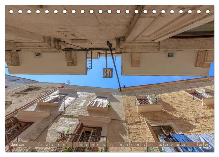 Produktbild: Altstadt Bari Vecchia (Tischkalender 2026 DIN A5 quer), CALVENDO Monatskalender