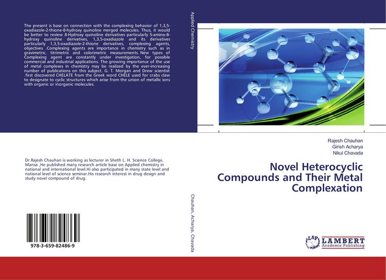 Produktbild: Novel Heterocyclic Compounds and Their Metal Complexation