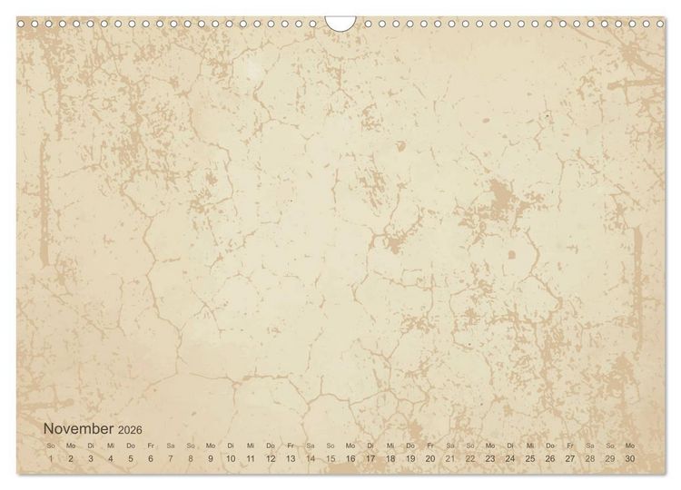 Produktbild: Vintage DIY Bastel-Kalender - Zum Selbstgestalten (Wandkalender 2026 DIN A3 quer), CALVENDO Monatskalender