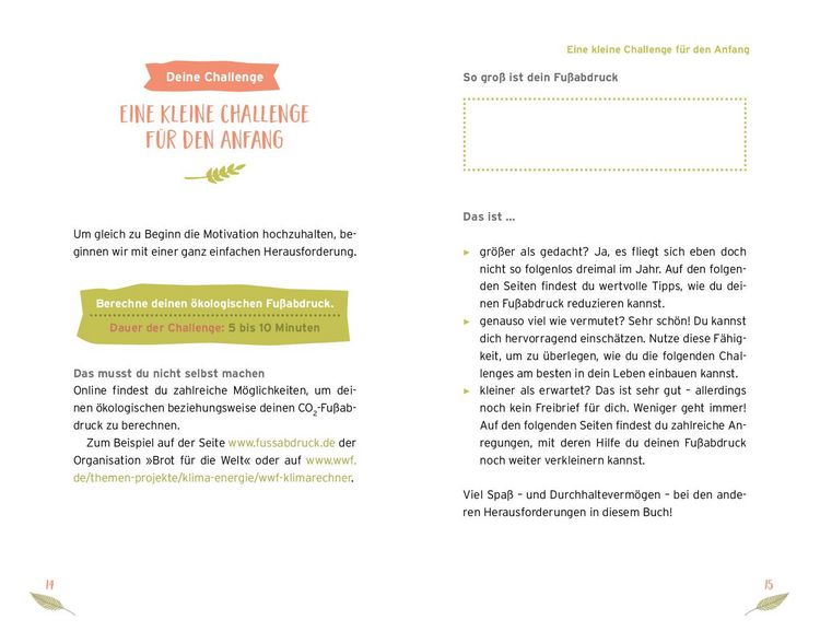 Produktbild: Nachhaltig leben &ndash; Die Challenge