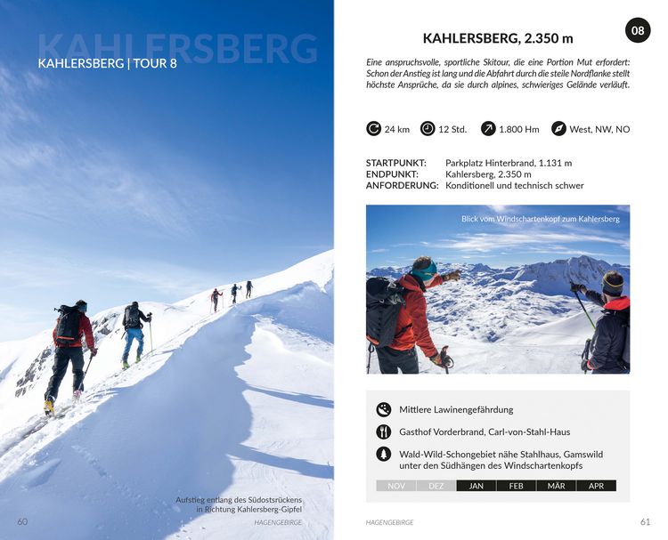 Produktbild: Die sch&ouml;nsten Skitouren in den Berchtesgadener Alpen