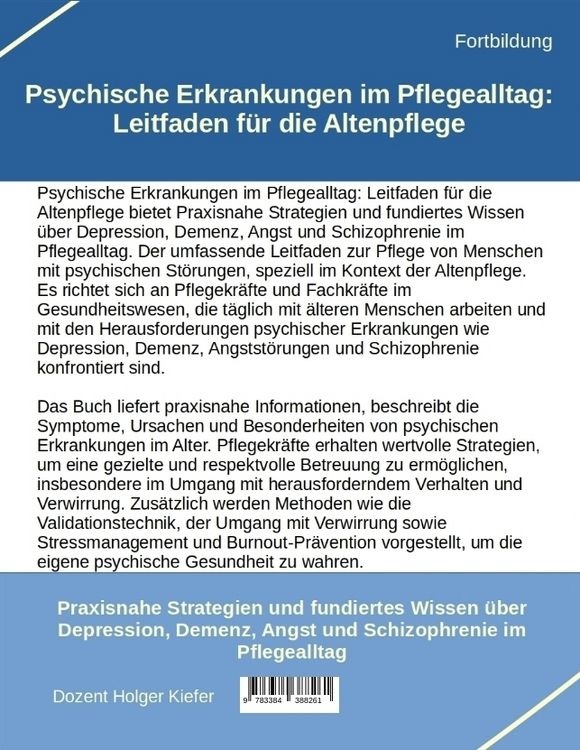 Produktbild: Psychische Erkrankungen im Pflegealltag: Leitfaden f&uuml;r die Altenpflege