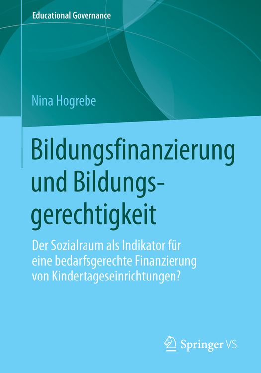 Produktbild: Bildungsfinanzierung und Bildungsgerechtigkeit