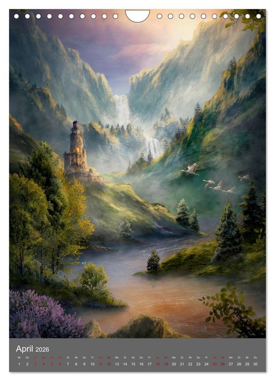 Produktbild: Das Grenzland (Wandkalender 2026 DIN A4 hoch), CALVENDO Monatskalender