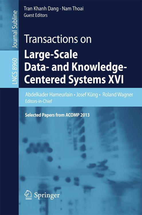 Produktbild: Transactions on Large-Scale Data- and Knowledge-Centered Systems XVI