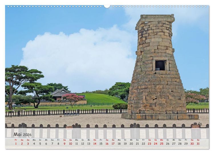Produktbild: Zauberhaftes S&uuml;dkorea Landschaften, St&auml;dte und Kultur (hochwertiger Premium Wandkalender 2026 DIN A2 quer), Kunstdruck in Hochglanz