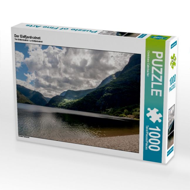 Produktbild: CALVENDO Puzzle Der Eidfjordvatnet | 1000 Teile Lege-Gr&ouml;&szlig;e 64x48cm Foto-Puzzle f&uuml;r gl&uuml;ckliche Stunden