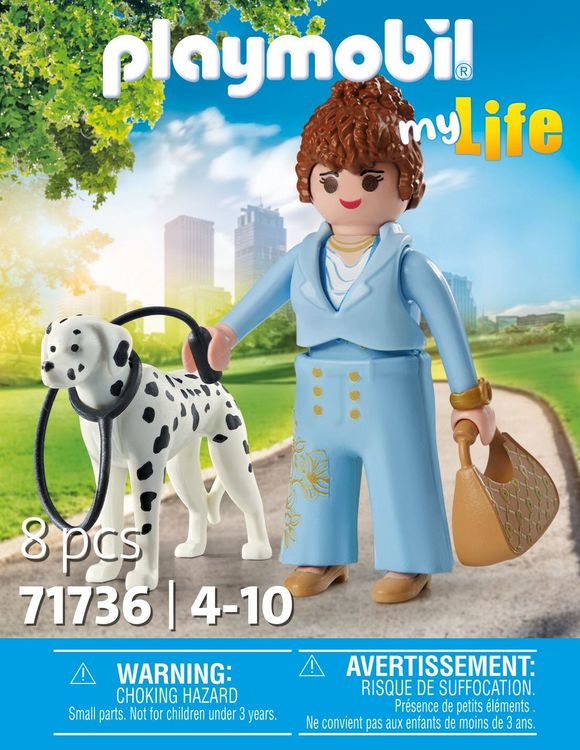 Produktbild: PLAYMOBIL 71736 Managerin mit Dalmatiner