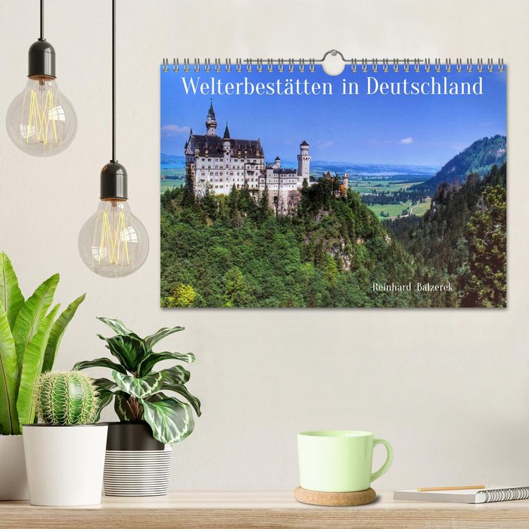 Produktbild: Welterbest&auml;tten in Deutschland (Wandkalender 2026 DIN A4 quer), CALVENDO Monatskalender