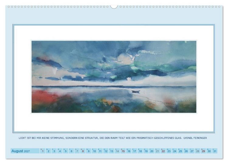 Produktbild: Licht und Linie (Wandkalender 2027 DIN A2 quer), CALVENDO Monatskalender