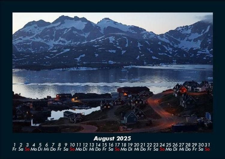 Produktbild: Die Seen der Erde 2025 Fotokalender DIN A5