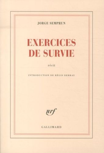 Produktbild: Exercices de survie. R&eacute;cit