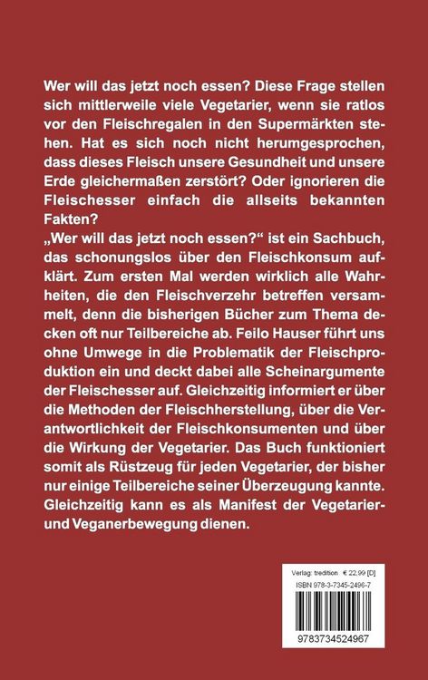 Produktbild: Wer will das jetzt noch essen?