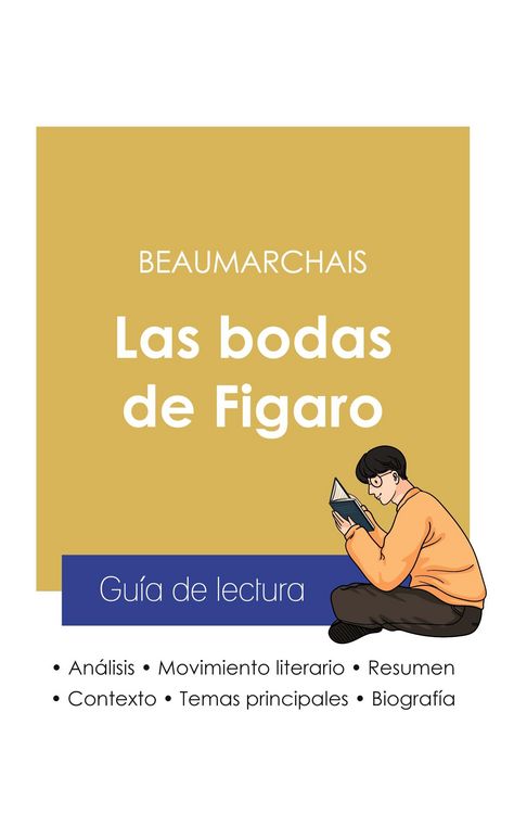 Produktbild: Gu&iacute;a de lectura Las bodas de Figaro de Beaumarchais (an&aacute;lisis literario de referencia y resumen completo)