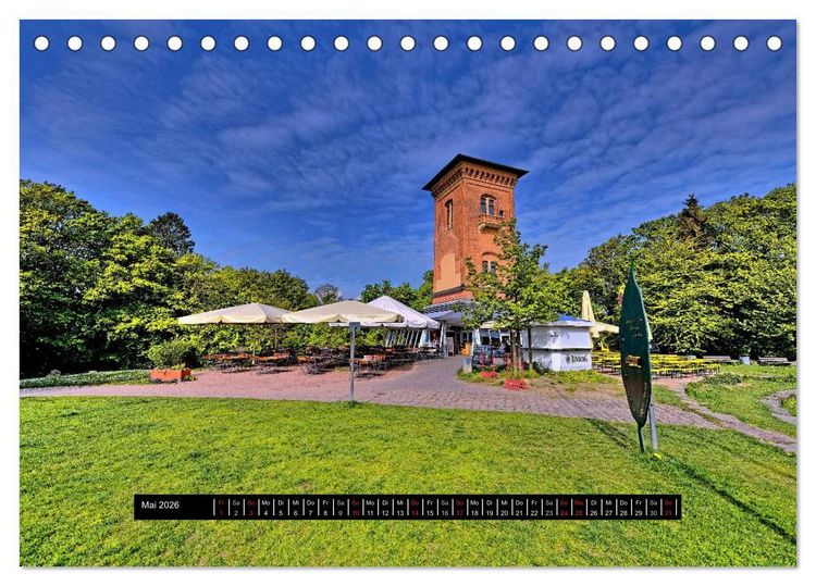 Produktbild: Wiesbaden Aquis Mattiacis (Tischkalender 2026 DIN A5 quer), CALVENDO Monatskalender