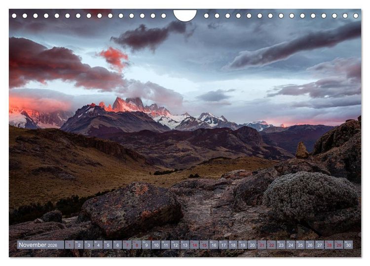 Produktbild: Patagonien: Einzigartige Landschaft am Ende der Welt (Wandkalender 2026 DIN A4 quer), CALVENDO Monatskalender