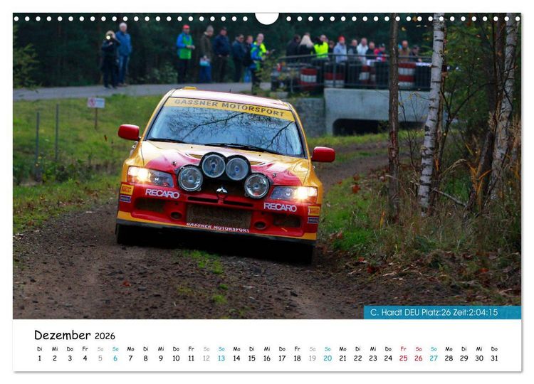 Produktbild: Lausitz-Rallye Kalender (Wandkalender 2026 DIN A3 quer), CALVENDO Monatskalender
