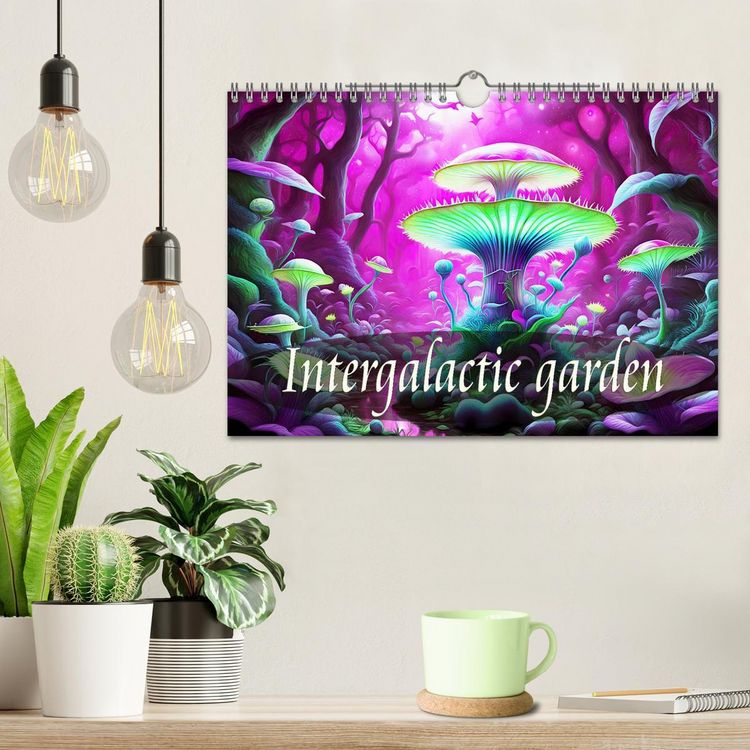 Produktbild: Intergalactic garden (Wall Calendar 2026 DIN A4 landscape), CALVENDO 12 Month Wall Calendar