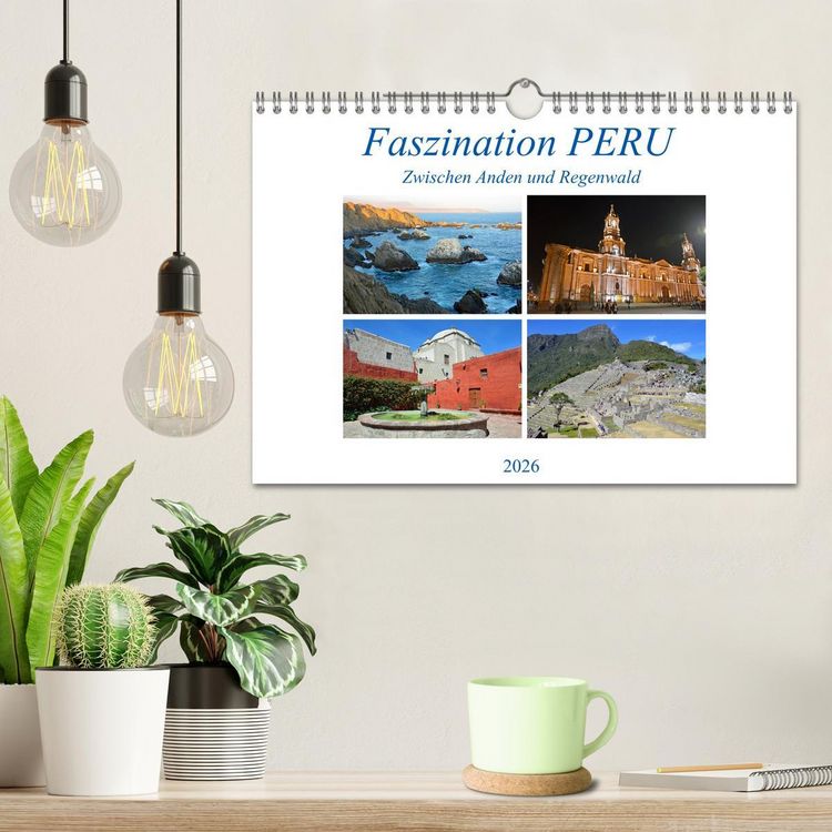 Produktbild: Faszination PERU, zwischen Anden und Regenwald (Wandkalender 2026 DIN A4 quer), CALVENDO Monatskalender