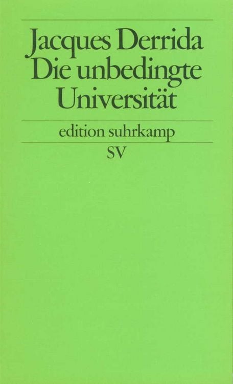 Produktbild: Die unbedingte Universität
