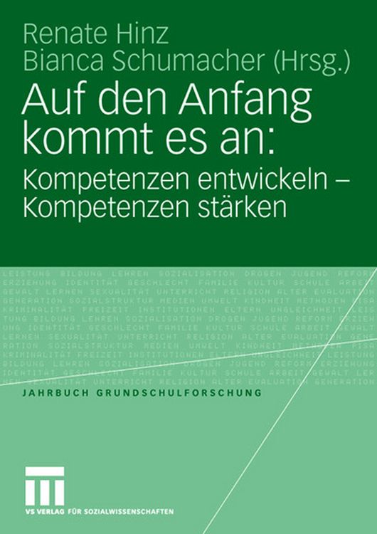 Produktbild: Auf den Anfang kommt es an: Kompetenzen entwickeln - Kompetenzen st&auml;rken