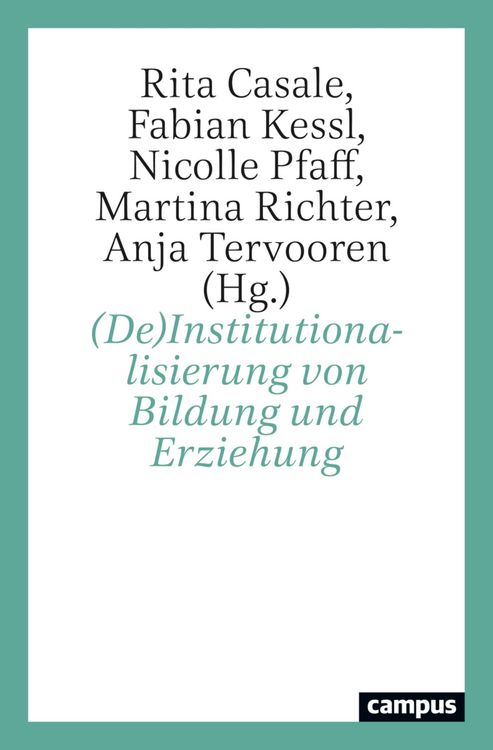 Produktbild: (De)Institutionalisierung von Bildung und Erziehung