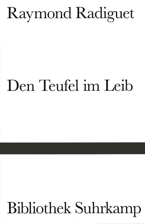 Bild vom Artikel Den Teufel im Leib vom Autor Raymond Radiguet